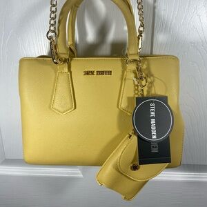 Brand new Steve Madden crossbody yellow/mustard/golden  bag.
